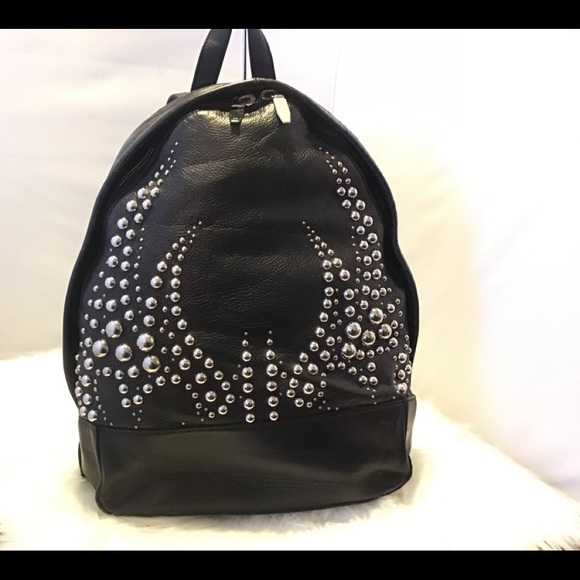 Alexander Wang Handbags - Alexander Wang Pebbled Leather Studded Backpack
